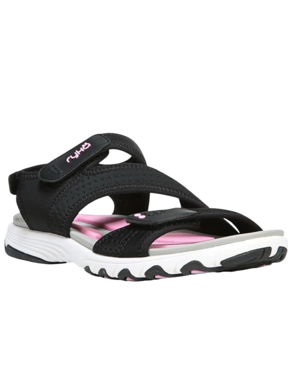 RYKA Dominica Water/Sport Sandals in Black and Pink Size 8